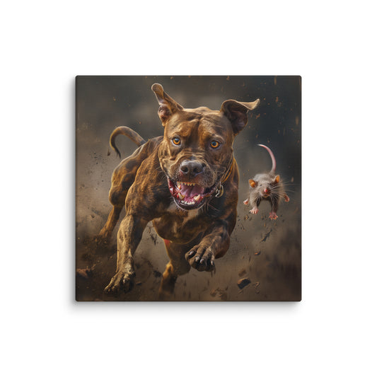 American Pit Bull Terrier Give Me Purpose Canvas