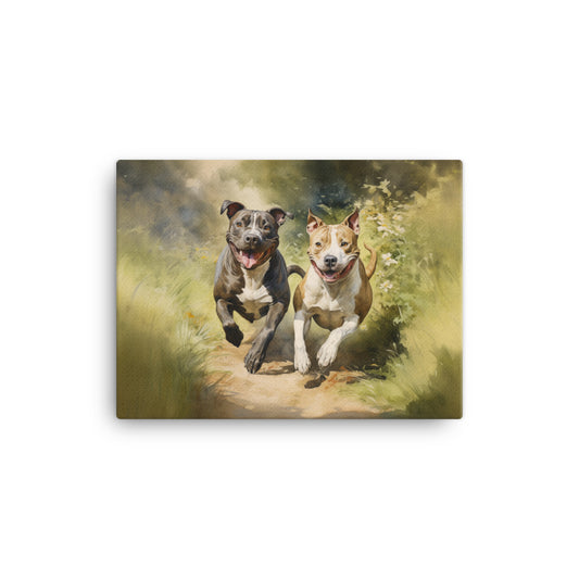American Pit Bull Terrier On the Go Canvas