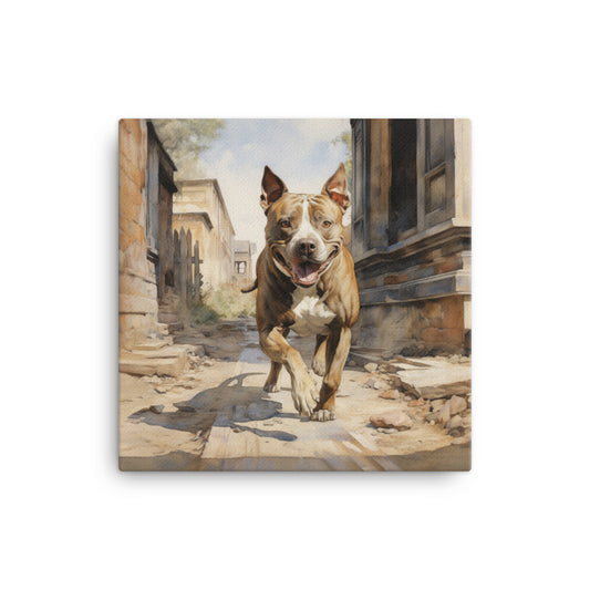 American Pit Bull Terrier On the Go Canvas