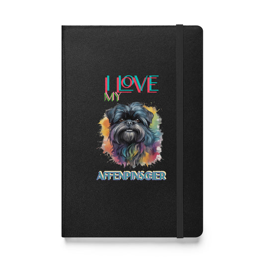 Affenpinscher - Hardcover bound notebook