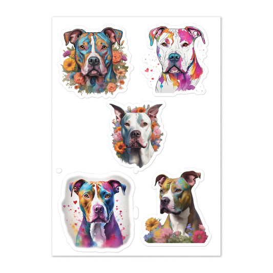 American Pit Bull Terrier Sticker Sheet