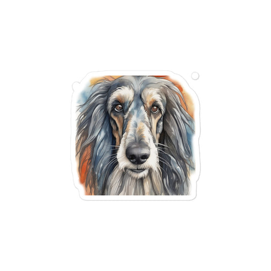 Afghan Hound Colorful Stickers