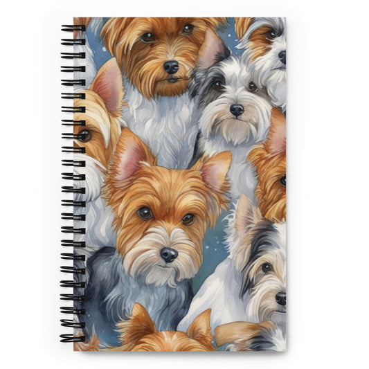 Biewer Terrier - Spiral notebook