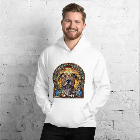 American Pit Bull Terrier - Stained Glass Unisex Hoodie
