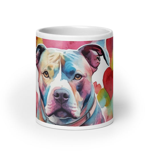 American Pit Bull Terrier Valentine Mug