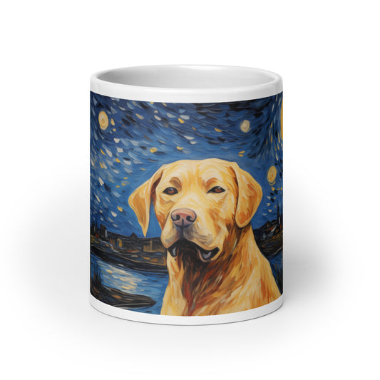 Labrador Retriever A Starry Night Mug