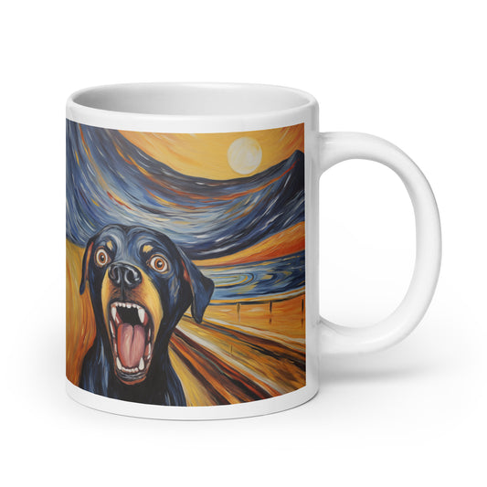 Rottweiler The Scream Mug