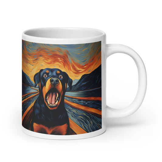 Rottweiler The Scream Mug