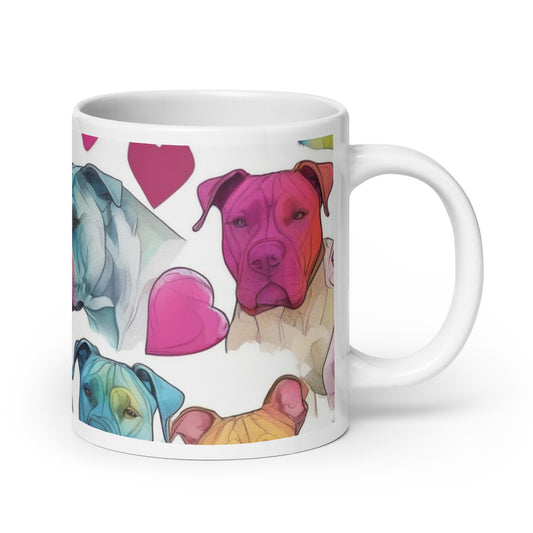 American Pit Bull Terrier Valentine Mug