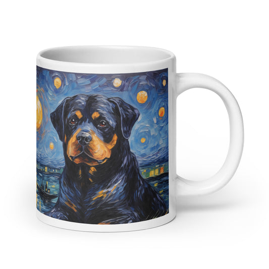 Rottweiler A Starry Night Mug