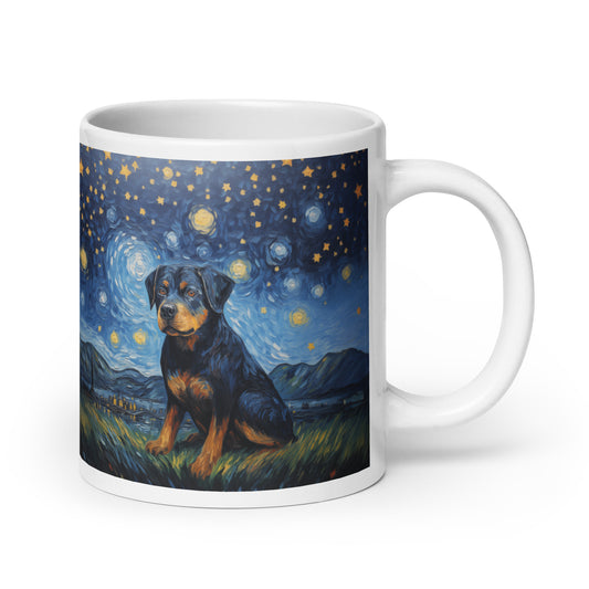 Rottweiler A Starry Night Mug