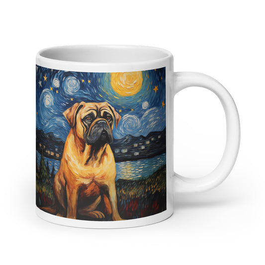 Bullmastiff A Starry Night Mug