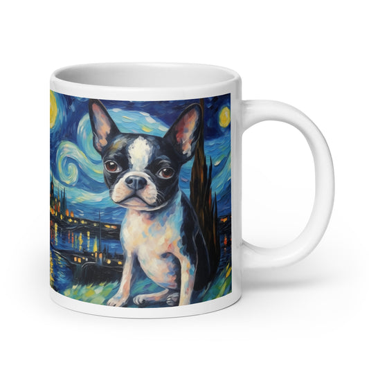 Boston Terrier A Starry Night Mug