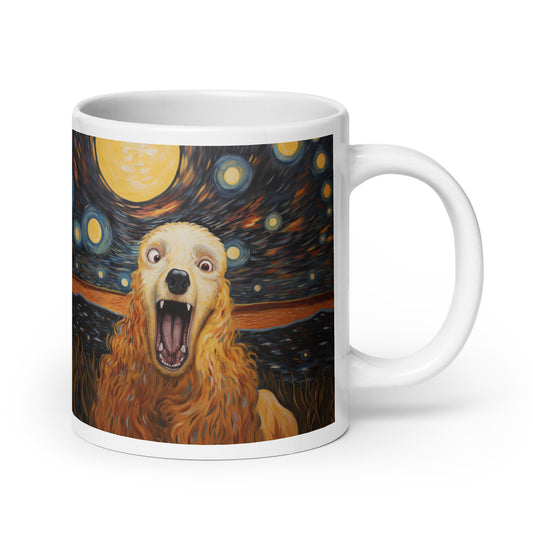 Standard Poodle The Scream Mug