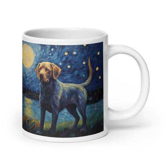 Labrador Retriever A Starry Night Mug