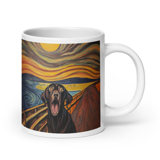 Labrador Retriever The Scream Mug