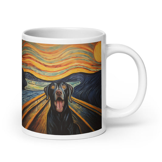 Labrador Retriever The Scream Mug