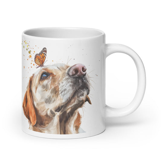Labrador Retriever Butterfly Mug