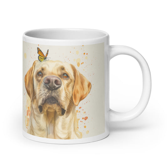 Labrador Retriever Butterfly Mug
