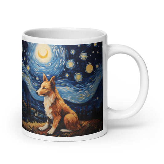 Smooth Collie A Starry Night Mug