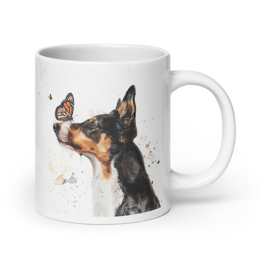 Smooth Collie Butterfly Mug