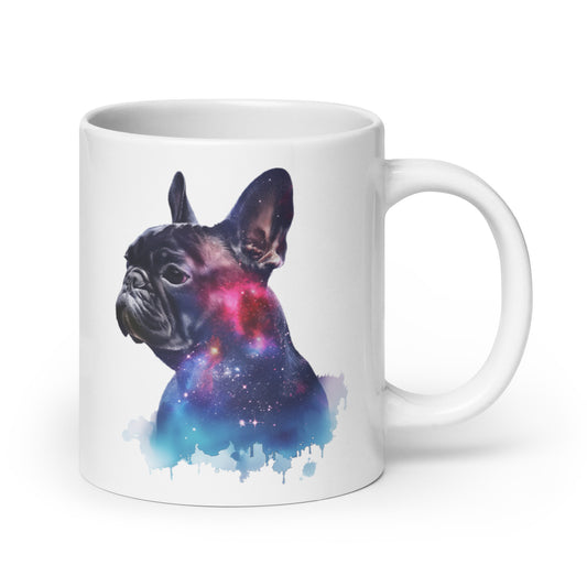 French Bulldog Double-Exposure Galaxy Mug